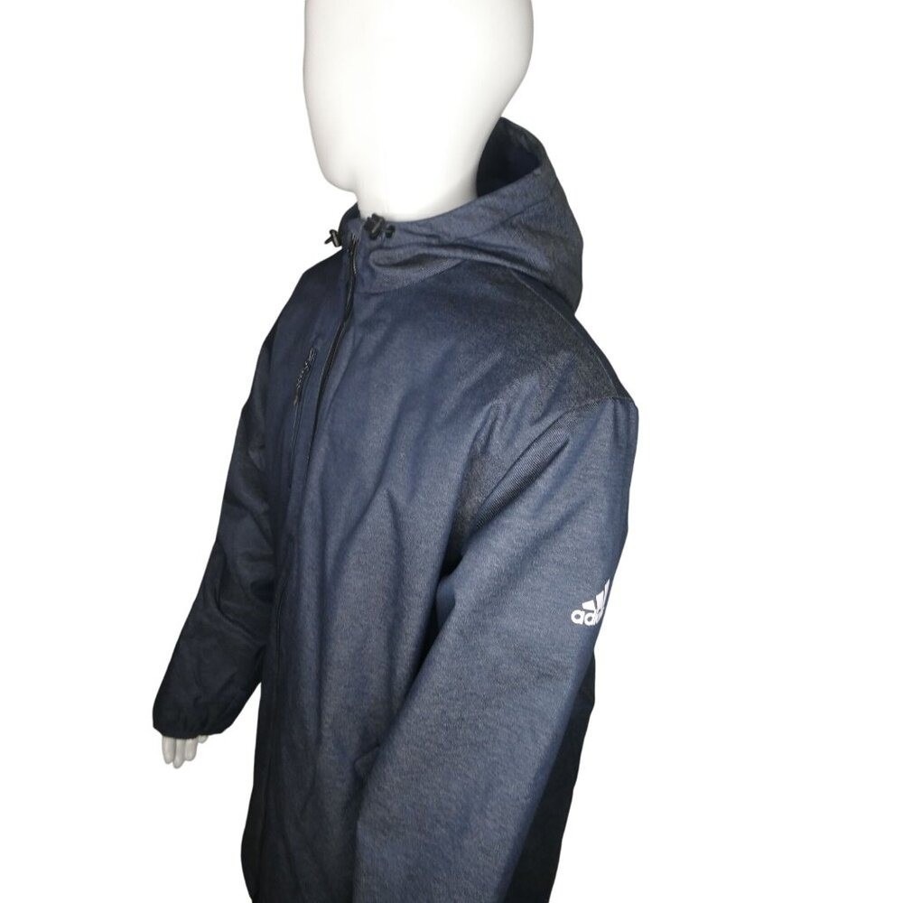 Adidas Men's GB OTRWR Jacket BV3958 Navy – Weatherproof, Hooded, Full Zip, S - Picture 5 of 12